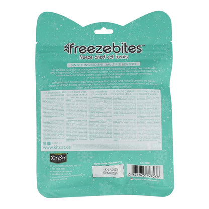 Kit Cat FreezeBites – Entenleber 20 g Natürlicher gefriergetrockneter Snack für Katzen