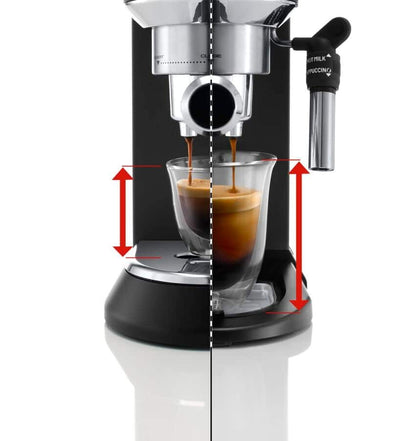 Delonghi Dedica Style Handmatige espressomachine en cappuccinatore EC685.BK zwart