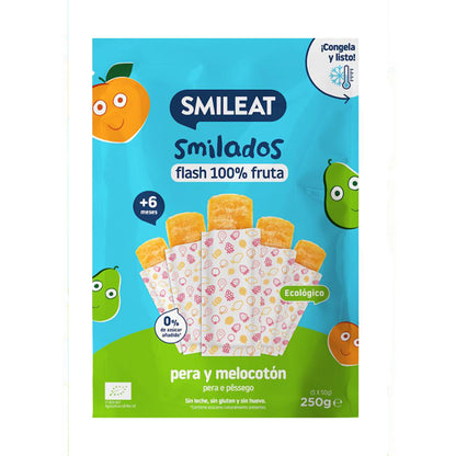 Zestaw lodów dla dzieci SMILADOS 100% owoców BIO Smileat 3 sztuki po 250 g