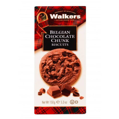 Ciasteczka z kawałkami belgijskiej czekolady Walkers 150 g