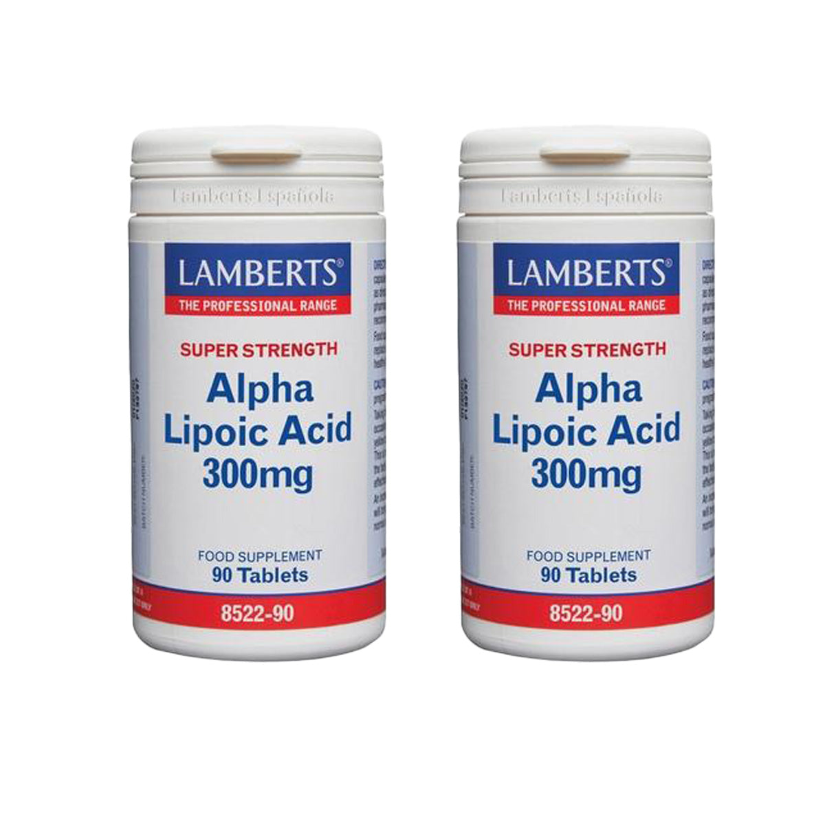 2er-Pack Alpha-Liponsäure 300 mg Lamberts, 90 Tabletten