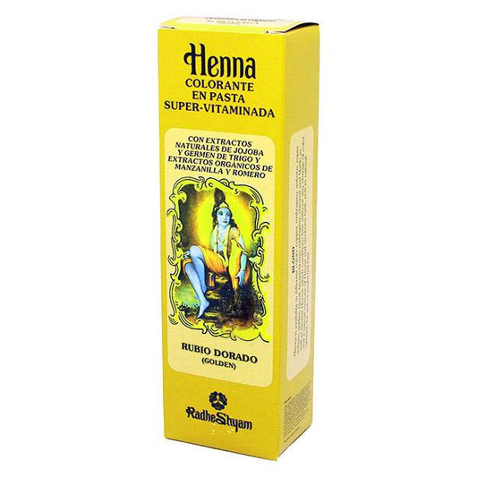 Henna w paście Radhe w kolorze złotego blondu 200 ml Radhe
