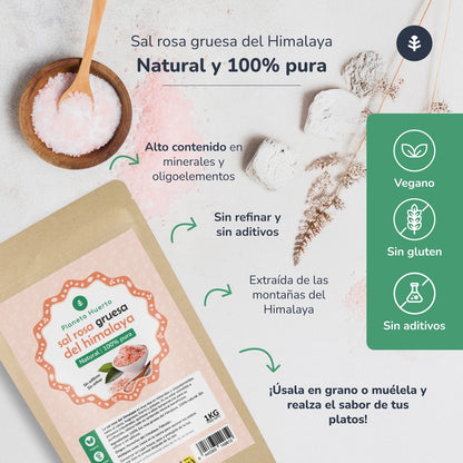 Rosa Himalaya-Salz grob Planeta Huerto 1 kg