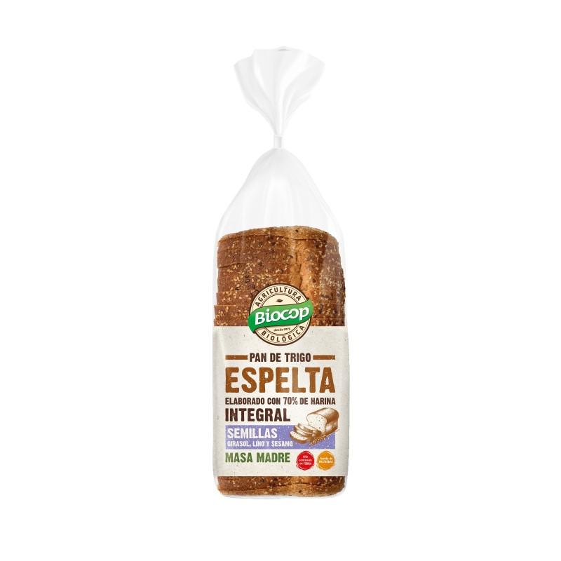 Pain de mie complet à l'épeautre et aux graines Biocop 400 g