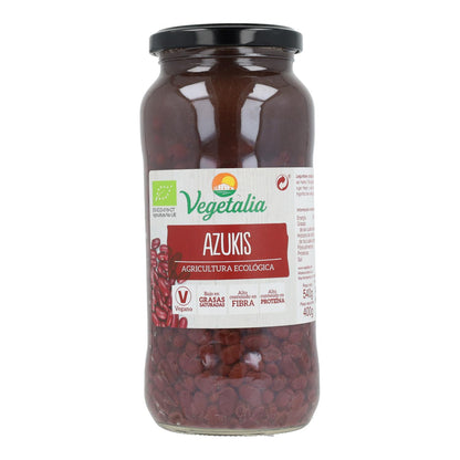 Haricots azuki cuits biologiques Vegetalia 540 g