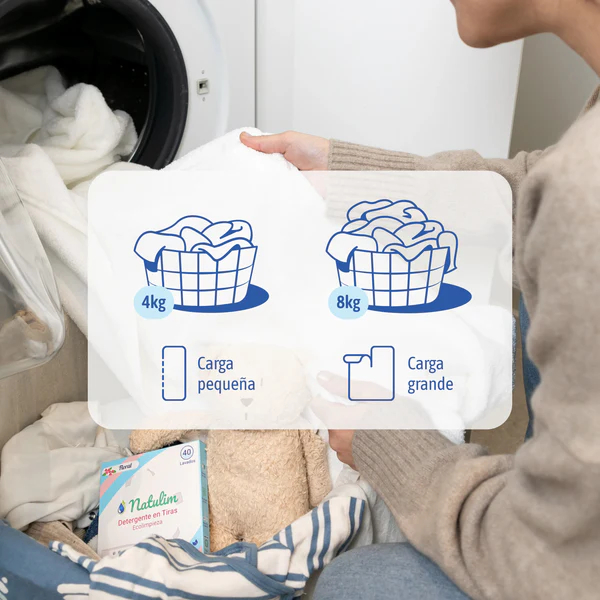 Zestaw 20 porcji detergentu Natural + perełki Bosque Aurora