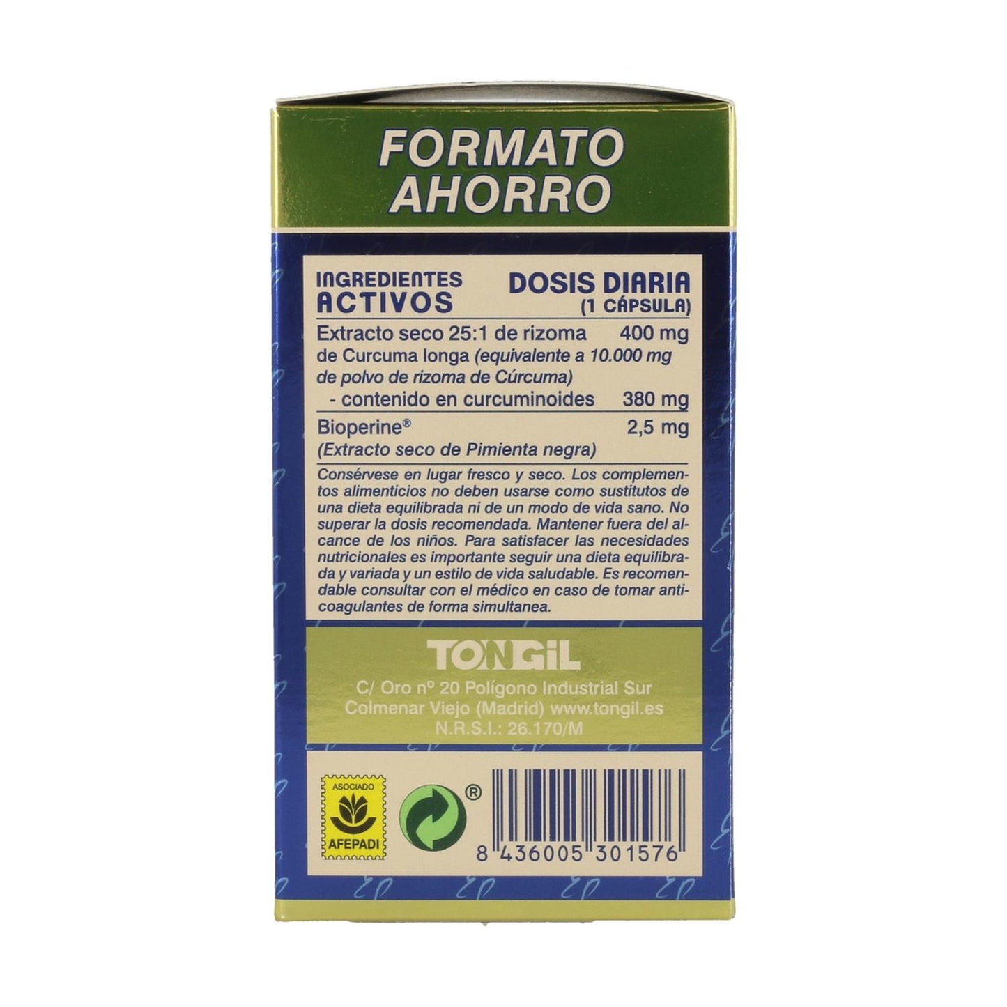 3er-Pack Pure Turmeric Tongil  Sparpackung 80 Kapseln
