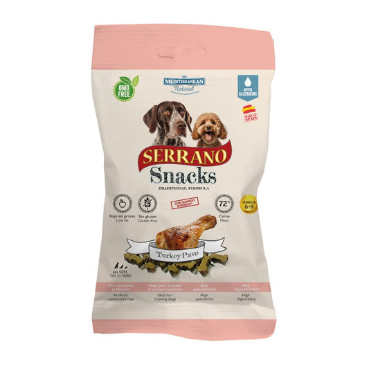 Serrano Snacks de pavo para perros 100 g