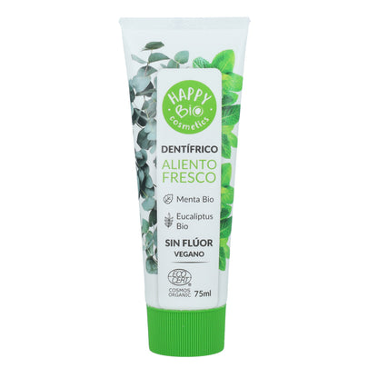 Dentifricio alito fresco menta senza fluoro HappyBio 75 ml