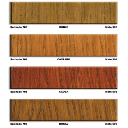 SATIN water-based wood stain 750 ml Xylazel Walnut