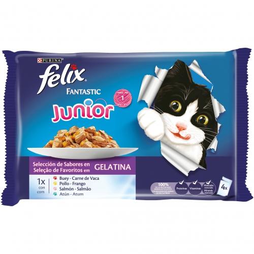 FELIX Fantastic Junior Gelée 4 x 85 g