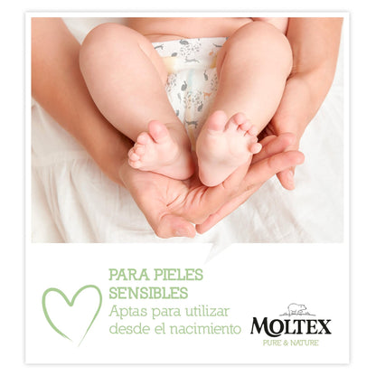 SPECIALERBJUDANDE Moltex Pure & Nature våtservetter, 120 st