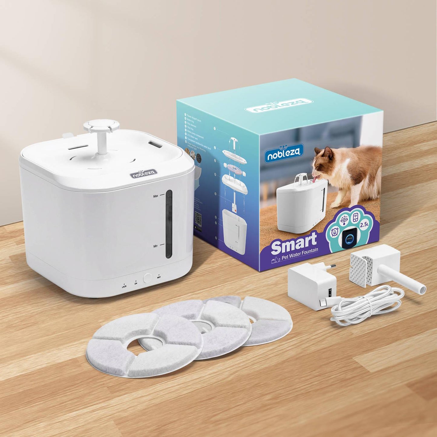 Abreuvoir Smart pour animaux de compagnie Nobleza 2,5 L