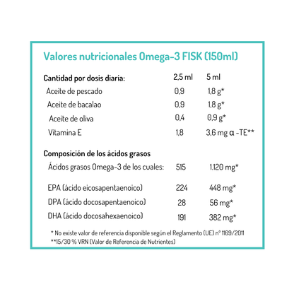 Omega-3 Fisk NORSAN 150 ml