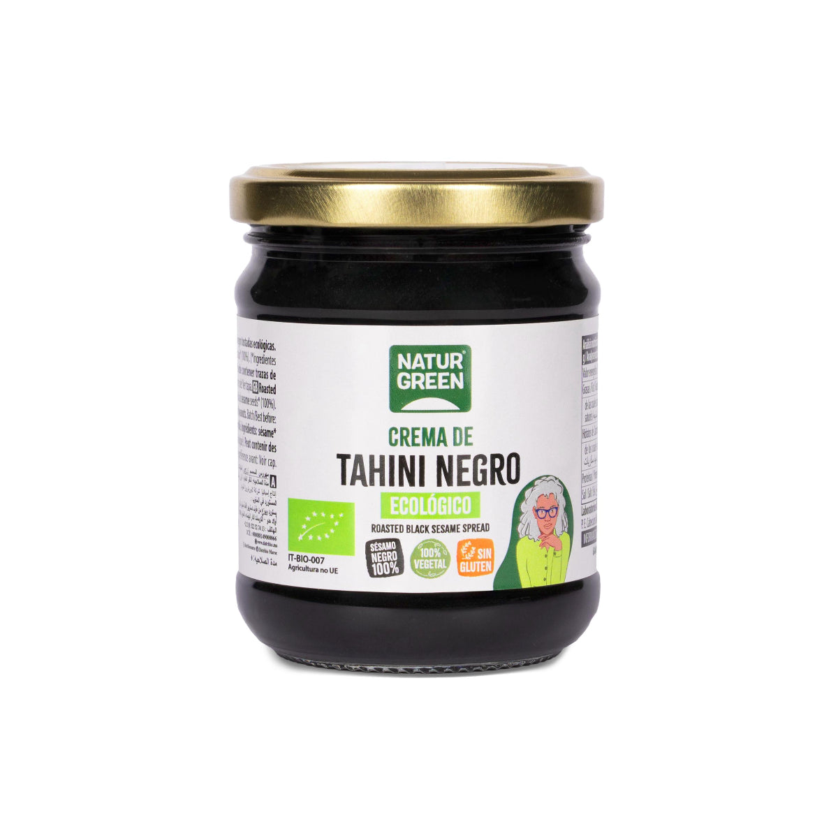 Tahini au sésame noir Naturgreen 180 g