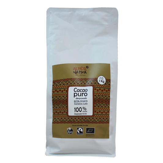 Alternativa3 Organic Defatted Pure Cocoa Powder 1 kg