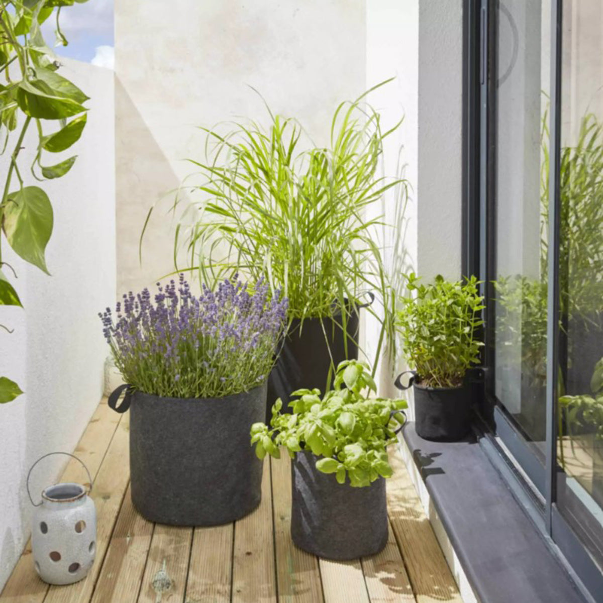 Bag4Plant Pflanztasche aus Geotextilfilz ø25cm 12,3 L