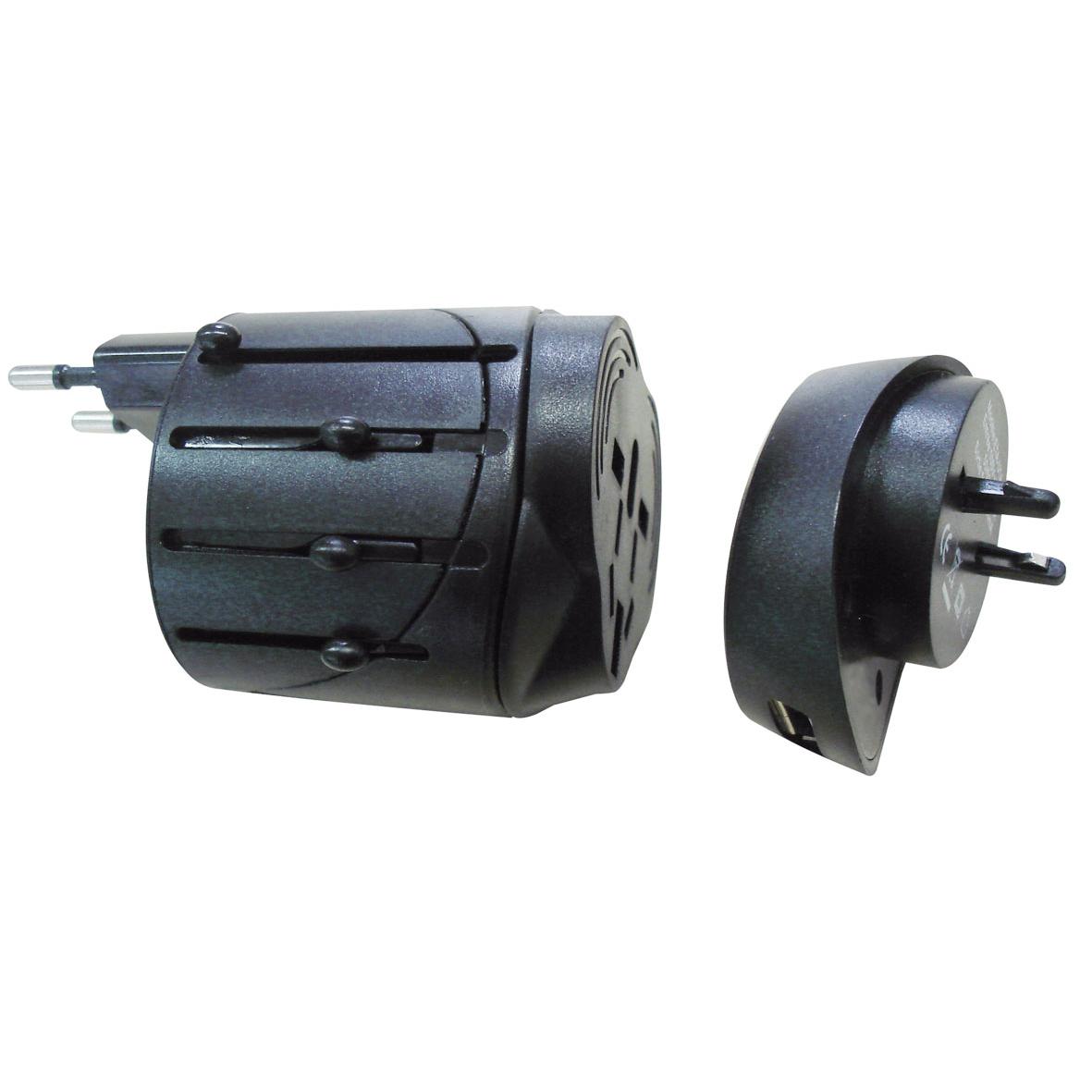 Black USB Travel Adapter
