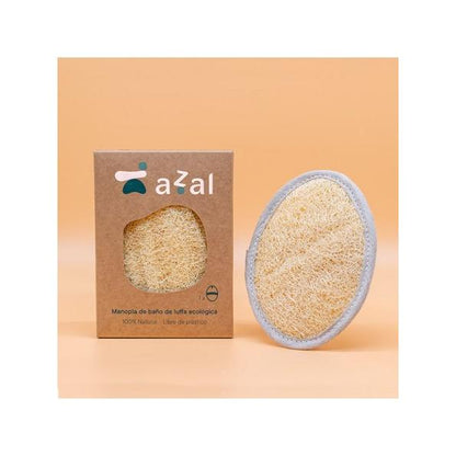 Guanto da bagno ecologico ovale in luffa