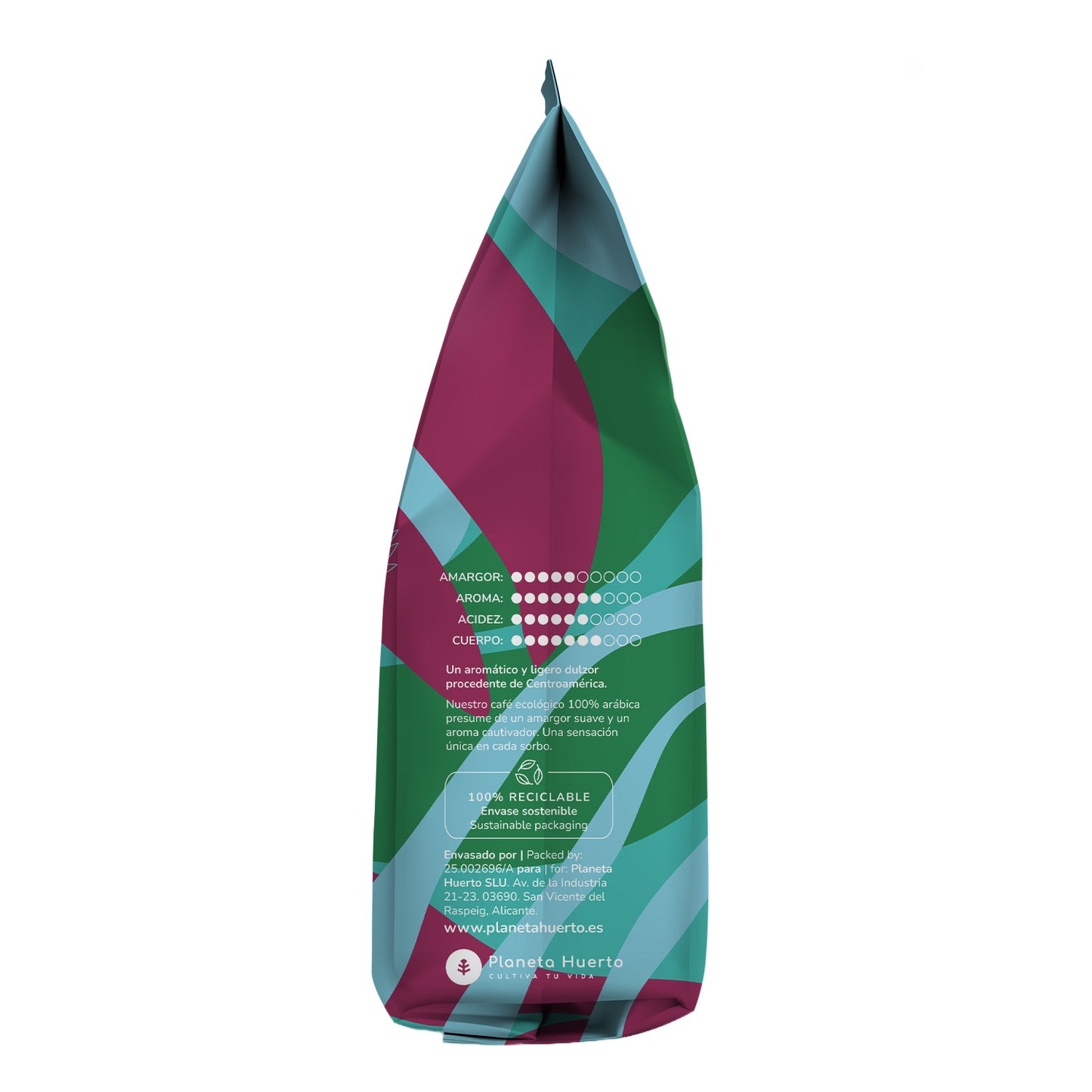 Pack 3x Eco 100% Arabica Café en grains Planeta Huerto 1 Kg