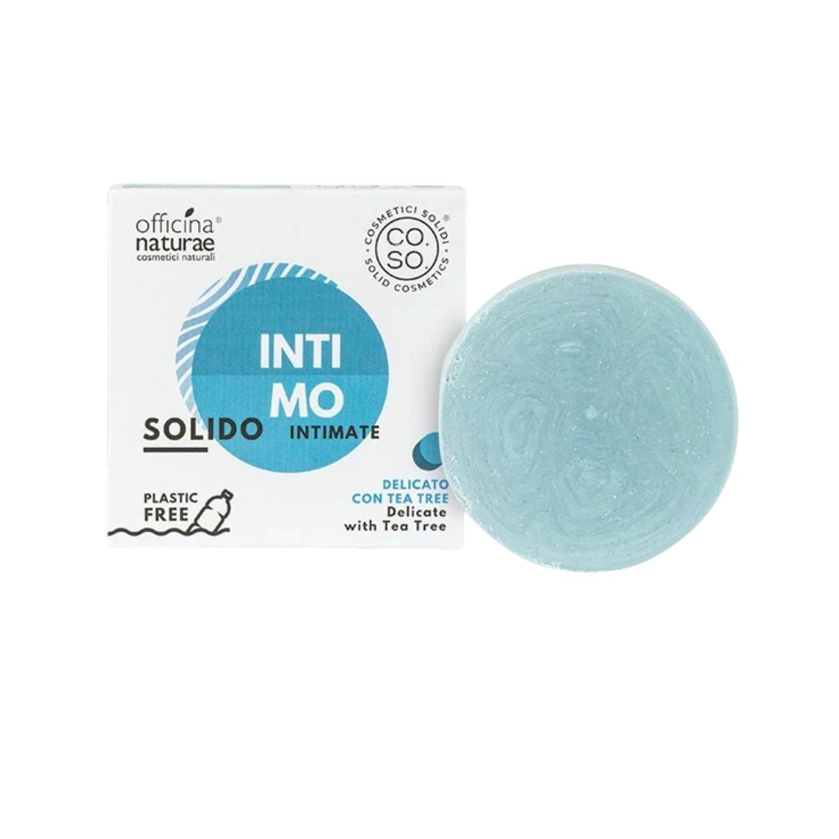 Officina Naturae Eco-Friendly Solid Intimate Cleanser, 64 g, No Residue