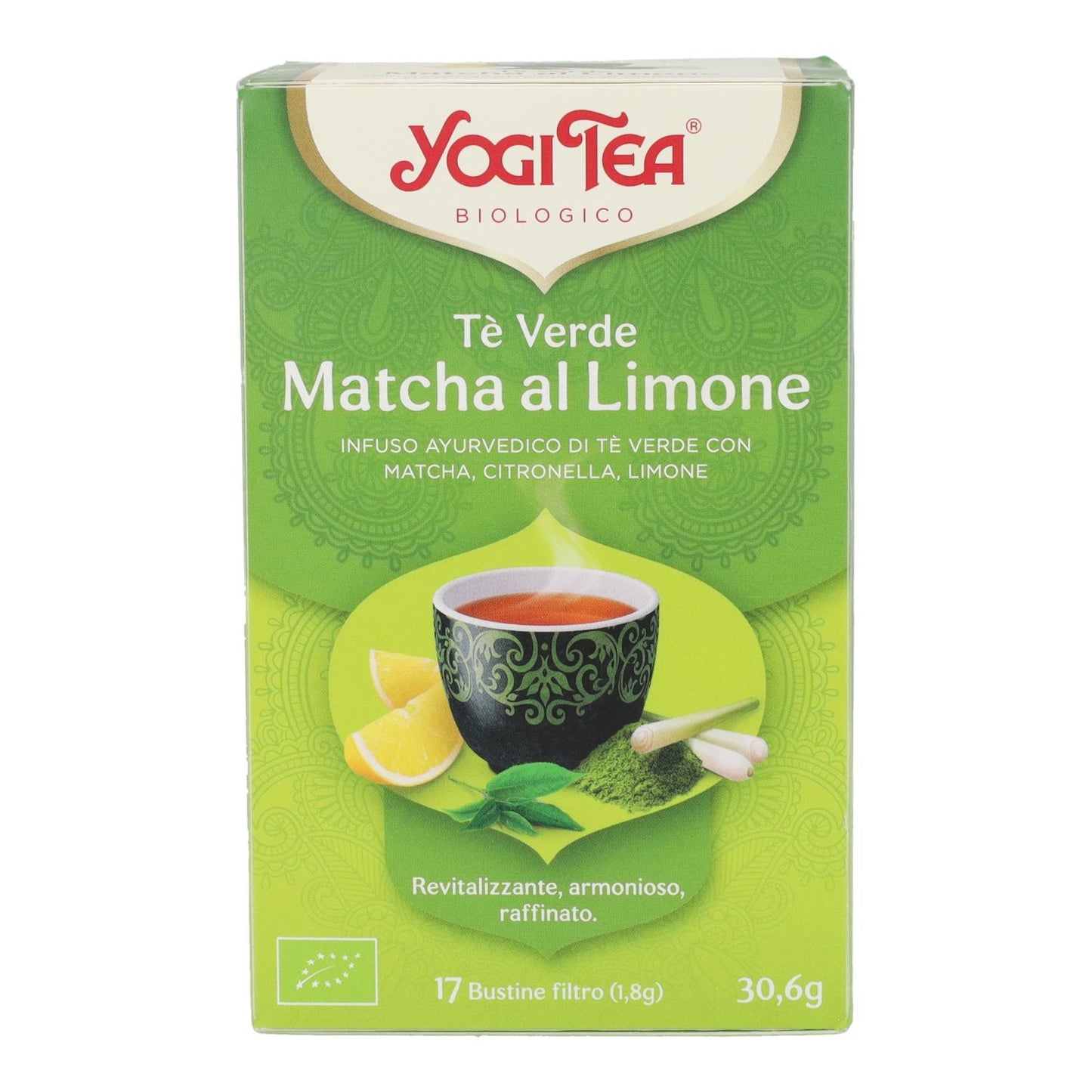 Yogi Tea BIO Zielona herbata i Matcha cytryna, 17 torebek