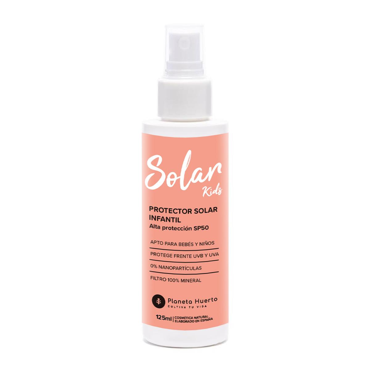 Krem przeciwsłoneczny dla dzieci w 100% mineralny SPF 50 Planeta Huerto 125 ml