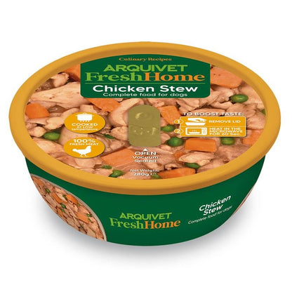 Arquivet Fresh Home Chicken Stew våtfoder med kyckling för hundar 280 g