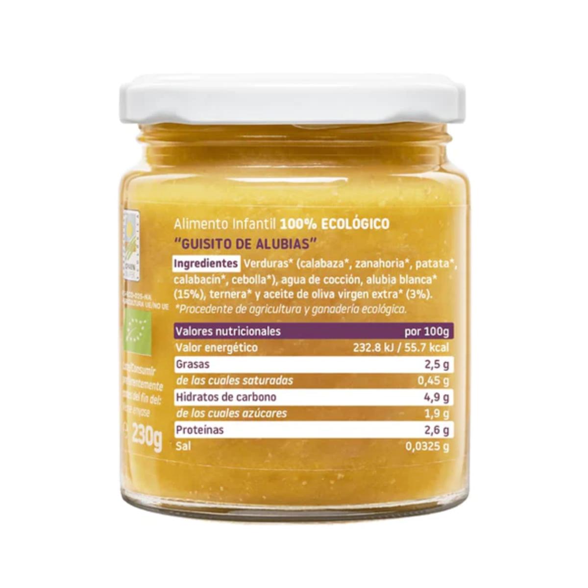 Vasetto BIO Guisito di fagioli Smileat, 230 g