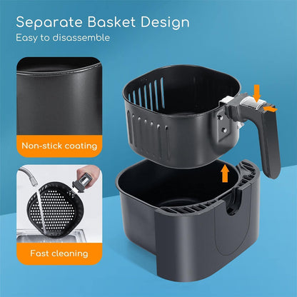 Friteuse à air chaud 3,5 L Mini Box Aigostar