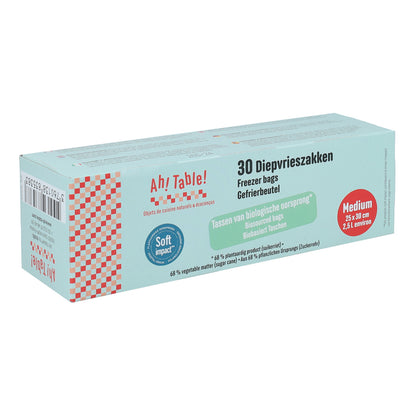 Bolsas congelar/conserva 25 x30mm, Ecodis, 30 Unidades