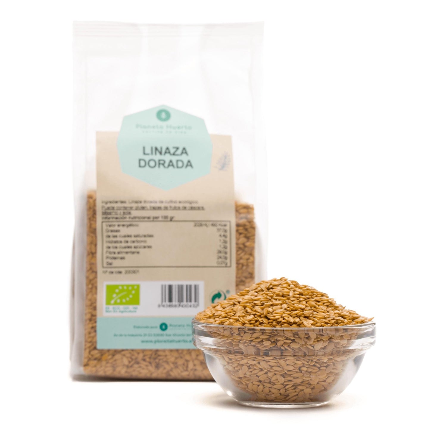 Confezione 2x Lino dorato ECO Planeta Huerto 500 g