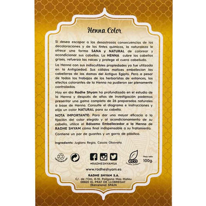 Henné blond cendré en poudre Radhe 100 g