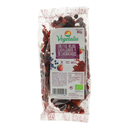 Mieszanka liofilizowanych owoców czerwonych Bio 80 g Vegetalia