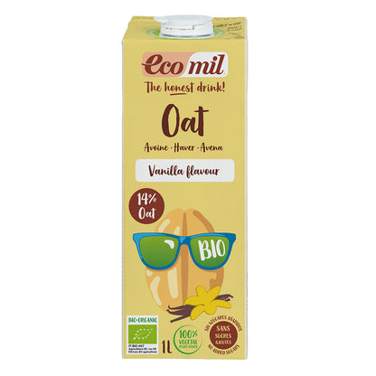 Napój owsiany waniliowy bez cukru Bio Ecomil 1 l