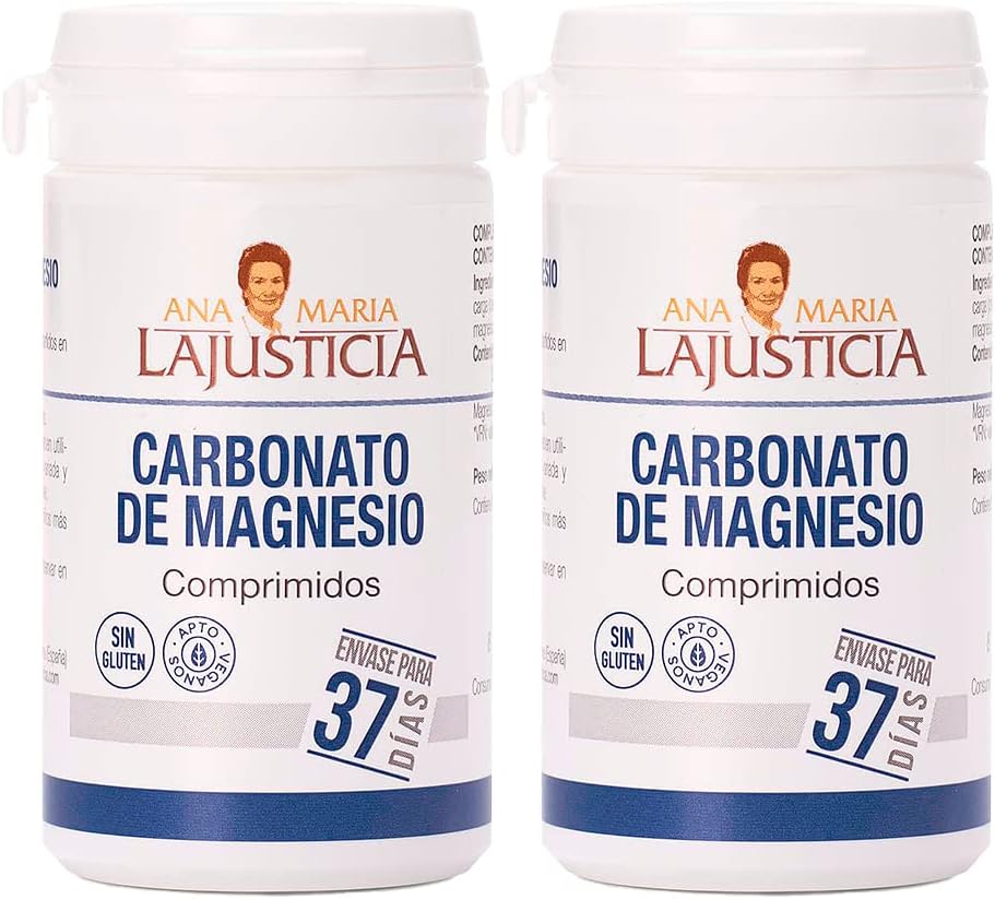 Pack of 2 Ana Maria LaJusticia Magnesium Carbonate, 75 tablets