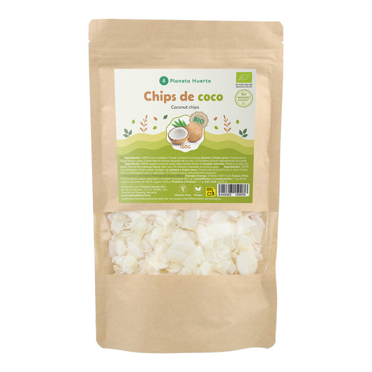 Unsweetened coconut chips ECO Planeta Huerto 150 g