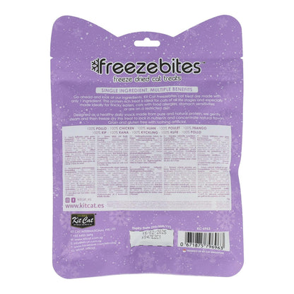 Kit Cat FreezeBites – Huhn 15 g Natürlicher gefriergetrockneter Snack für Katzen