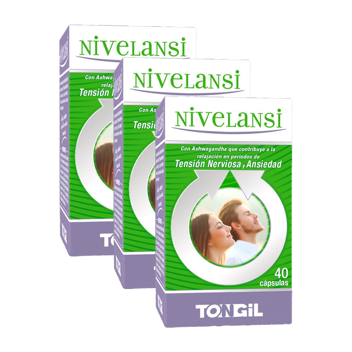 3er-Pack Nivelansi Tongil 40 Kapseln
