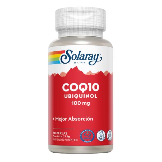Coenzima Q10 Ubiquinol 100 mg Solaray, 30 capsule