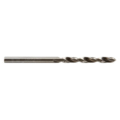 Wolfcraft HSS spiral drill bits with round shank for metal, Ø 3.1 mm