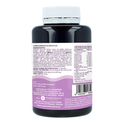 Capelli, pelle e unghie Planeta Huerto 120 capsule