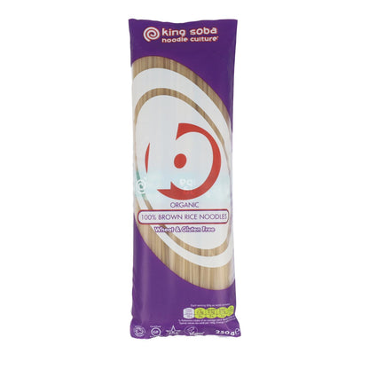 Pâtes de riz complet sans gluten King Soba 250 g 