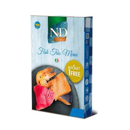 ND cat Natural Fish Trio Farmina 6 x 70 g Farmina våtfoder för katter