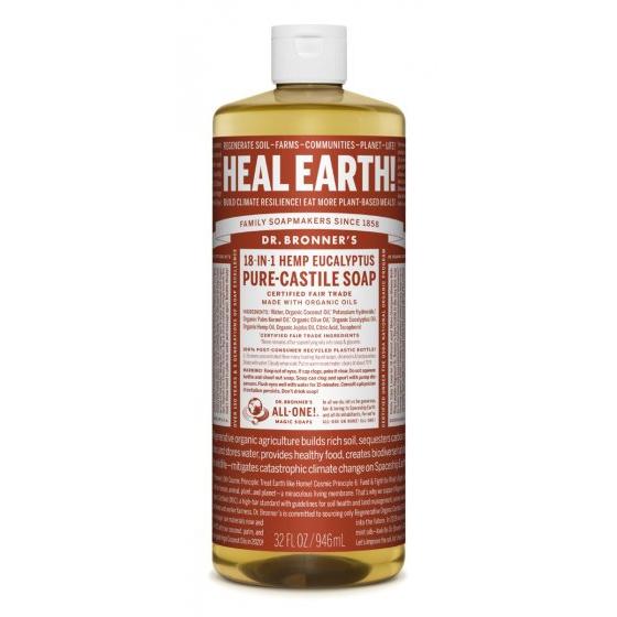 Savon liquide à l'eucalyptus Dr. Bronners 945 ml