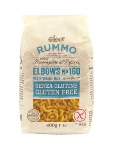 Pasta Elbows Coditos Nº160 SENZA glutine Rummo 400 g