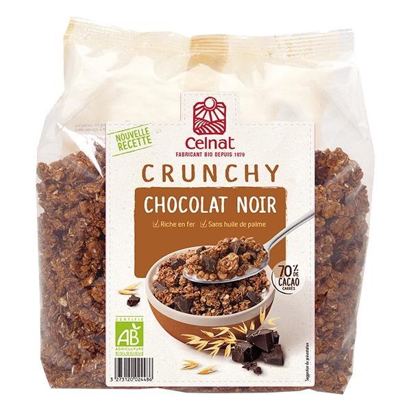 Muesli Bio Crunchy au chocolat noir Celnat 500 g