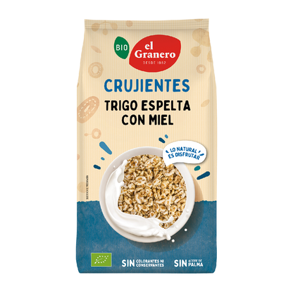 Puffat speltvete med honung Bio El Granero 300 g