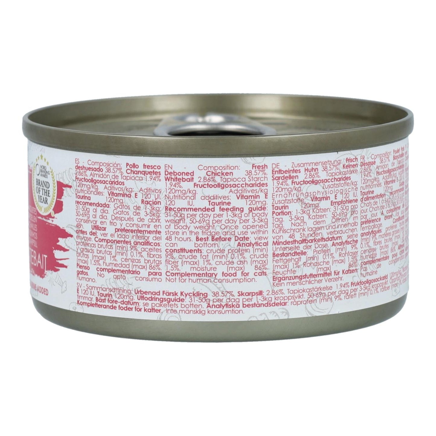 Kit Cat Lata Gravy - Pollo & Boquerón 70 g Comida húmeda para gatos en salsa