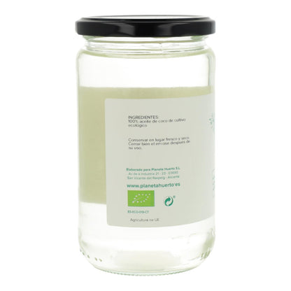 Packung 3xOrganisches desodoriertes Kokosnussöl ECO Planeta Huerto 500 ml